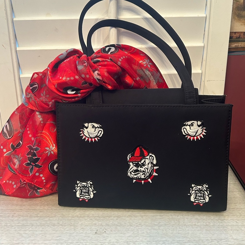 Georgia Bulldogs Purse Scarf